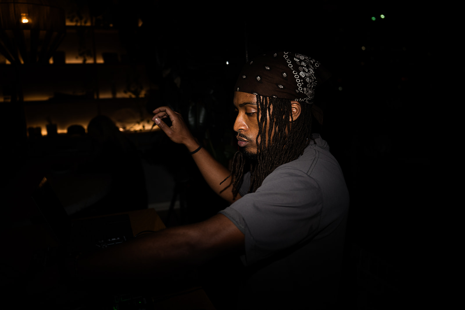 IAMFRENZY DJing at Cocoa Butter Bounce